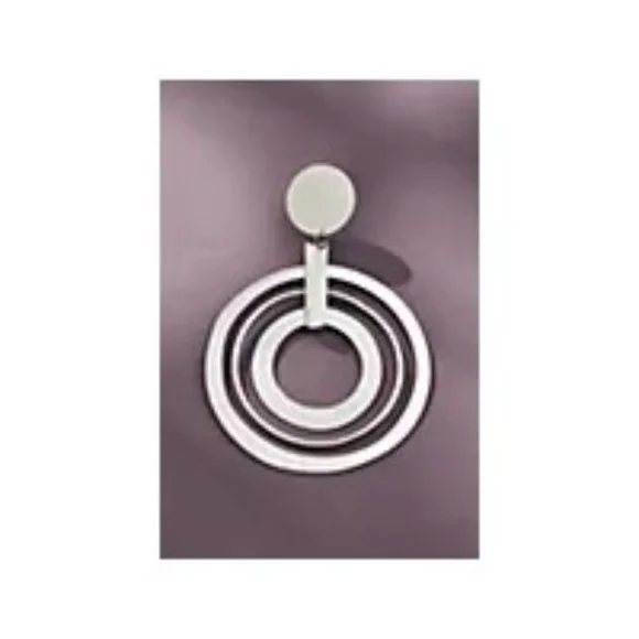 NWT Anthropologie Floating Circles Drop Earrings - Picture 3 of 7